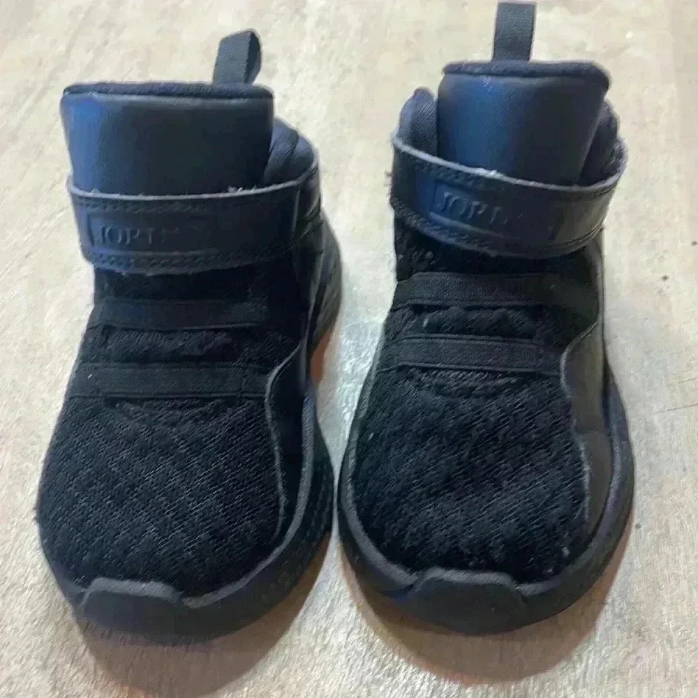 Air Jordan sneakers, size 6c, gently used.
